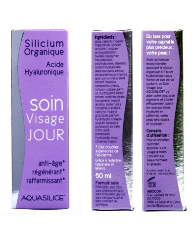 Soin Visage Jour Silicium Organique & Acide Hyaluronique