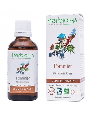 Pommier bourgeons en liquide bio herbiolys
