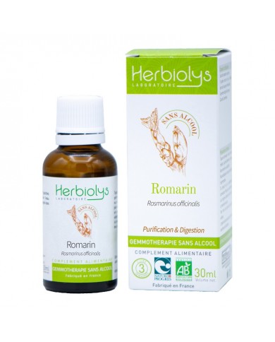 Romarin bourgeons en liquide sans alcool Bio