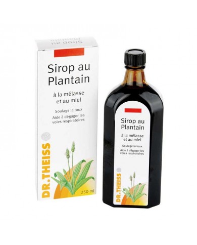 Sirop au Plantain Mélasse et Miel Dr Theiss