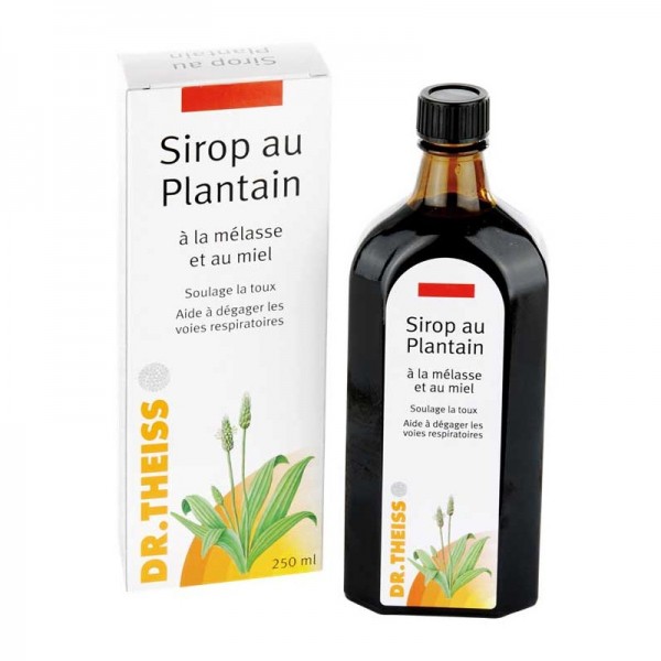 Sirop au Plantain Mélasse et Miel Dr Theiss