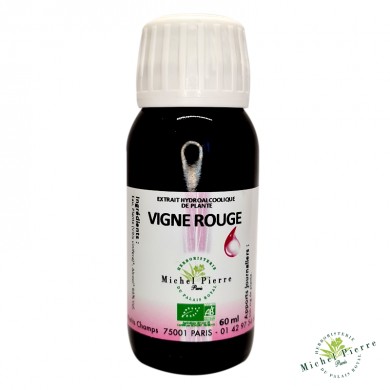 Vigne rouge - Extrait hydroalcoolique BIO Herboristerie du Palais Royal Michel Pierre Paris