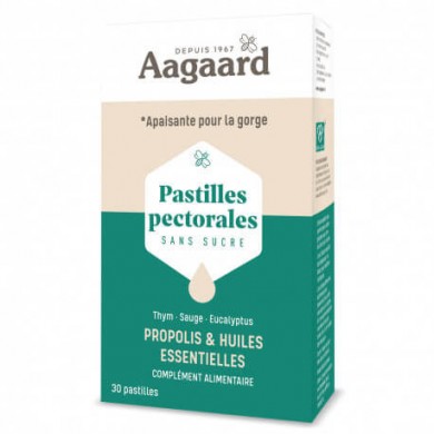 Pastilles pectorales Propolis et huiles essentielles