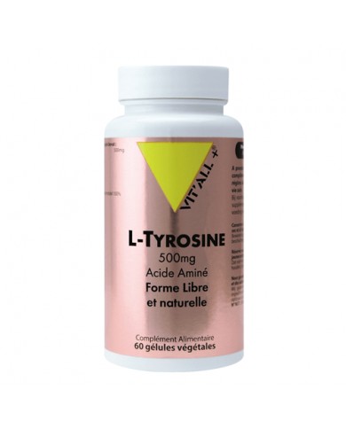 L - Tyrosine 500mg Vitall + Herboristerie du Palais Royal