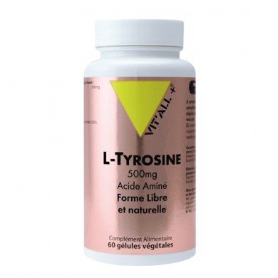 L - Tyrosine 500mg Vitall + Herboristerie du Palais Royal