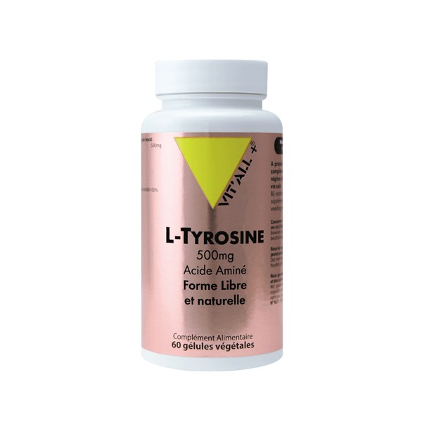 L - Tyrosine 500mg Vitall + Herboristerie du Palais Royal