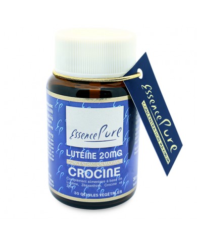 Lutéine Crocine 20mg en gélules Esssence Pure Herboristerie du Palais Royal Paris