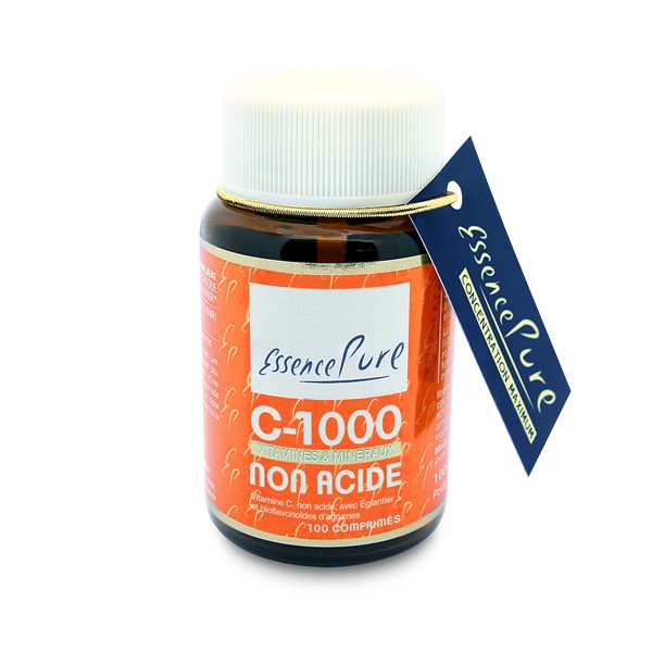 Vitamine C 1000 non acide - en comprimés Essence Pure Herboristerie du Palais Royal