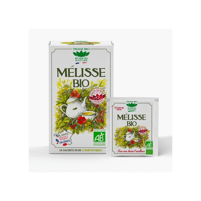 Infusions Mélisse Bio Romon Nature Herboristerie du Palais Royal