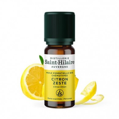 Citron zeste en huile essentielle Bio