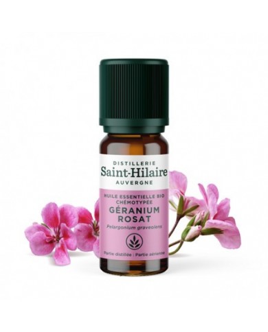 Géranium rosat en huile essentielle Bio