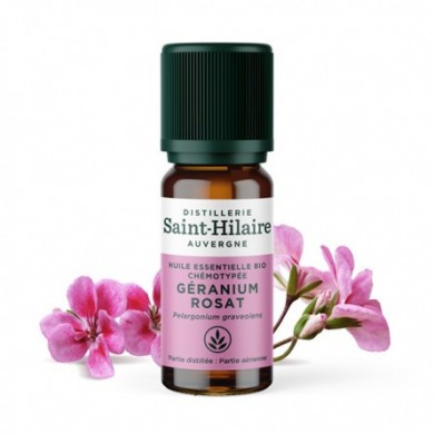 Géranium rosat en huile essentielle Bio