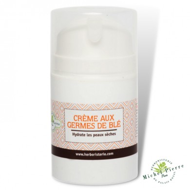 Crème visage aux Germes de blé pour peau sèche hydratante herboristerie du palais royal