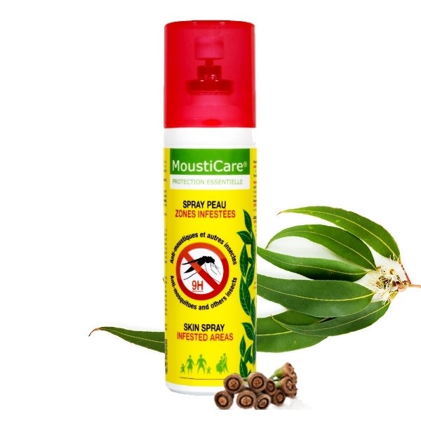 Spray Peau anti-moustiques Zones infestées