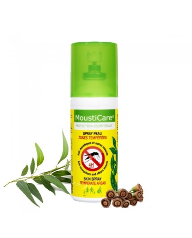 Spray anti-moustiques Peau Zones tempérées
