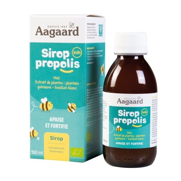 Sirop pectoral à la propolis pour enfants - 150 ml Bio