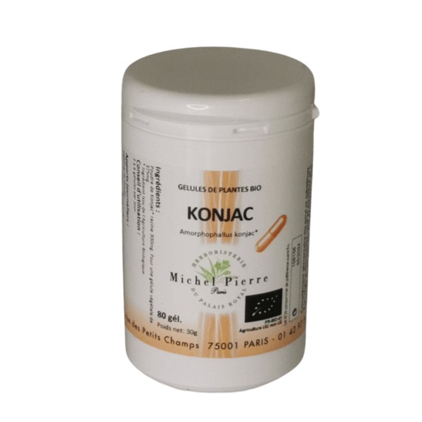 Konjac en gélules Bio Herboristerie du Palais Royal Paris Michel Pierre