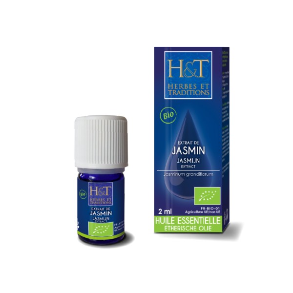 Jasmin en extrait ou huile essentielle Bio