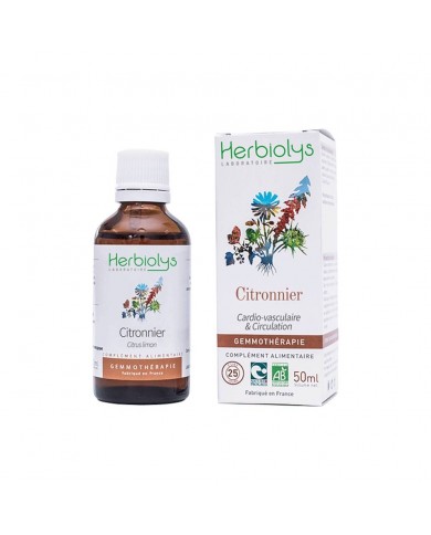 Citronnier bourgeons en liquide Bio