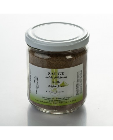 Sauge officinale en poudre