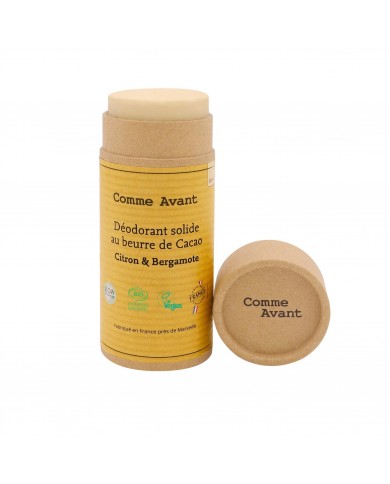 Déodorant solide Citron & Bergamote Bio