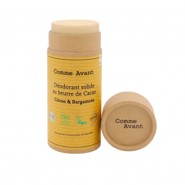 Déodorant solide Citron & Bergamote Bio