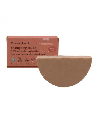 Shampoing solide a l'huile de Sésame & Rhassoul Bio