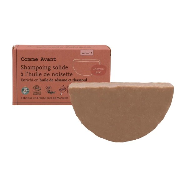Shampoing solide a l'huile de Sésame & Rhassoul Bio