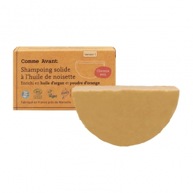 Shampoing solide à l'huile d'Argan & poudre d'Orange Bio