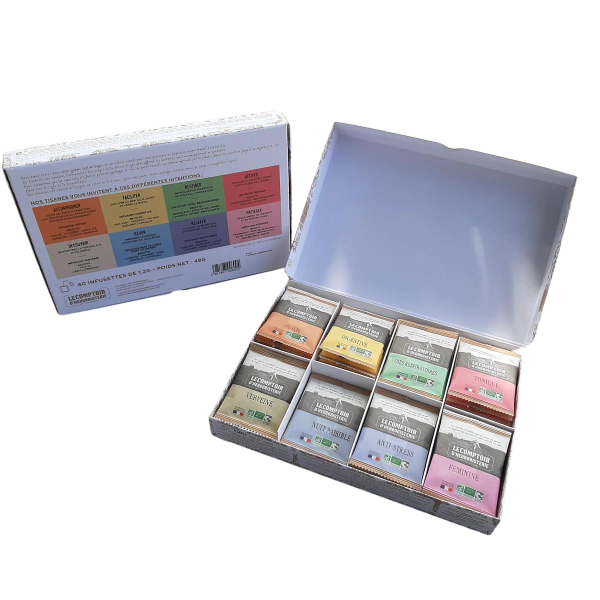 Coffret dégustation tisanes Bio en infusettes