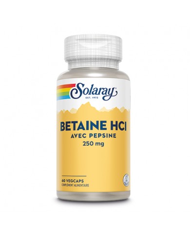 Bétaïne HCI avec pepsine