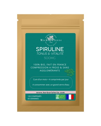 Spiruline bio & Française en comprimés