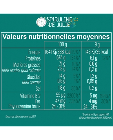 Spiruline bio & Française en comprimés