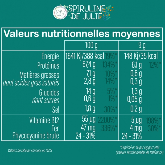 Spiruline bio & Française en comprimés