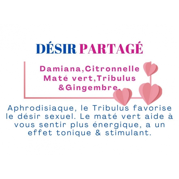 Tisane Désir Partagé – Bien-être Intime & Énergie | Michel Pierre | 100g