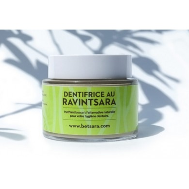 Dentifrice naturel au Ravintsara certifié Nature et progrès 75gr