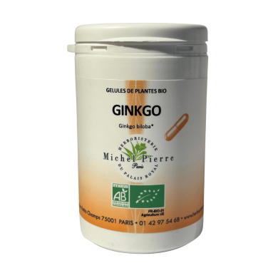 Ginkgo biloba en gélules Bio Herboristerie du Palais Royal