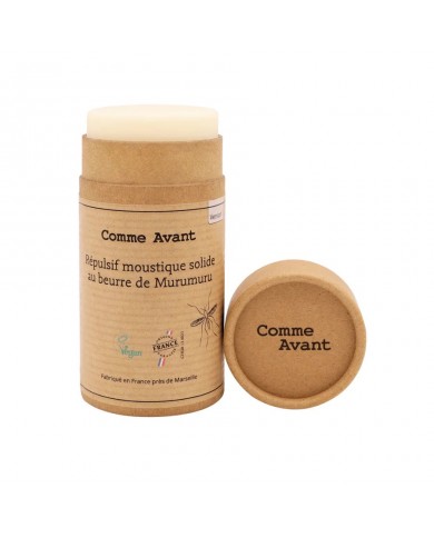 Répulsif anti-moustique solide au beurre de murumuru