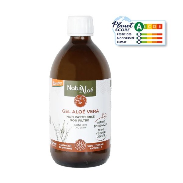 Gel aloe vera à boire 500 ml