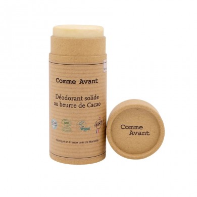Déodorant solide au beurre de cacao
