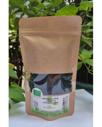 Spiruline française Bio en paillette