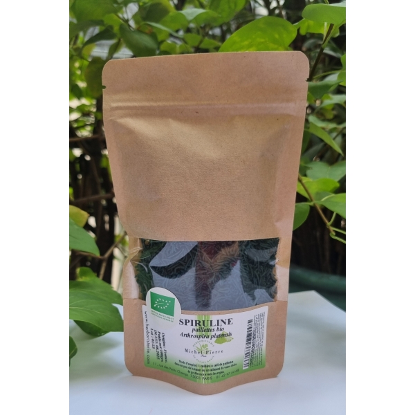 Spiruline française Bio en paillette