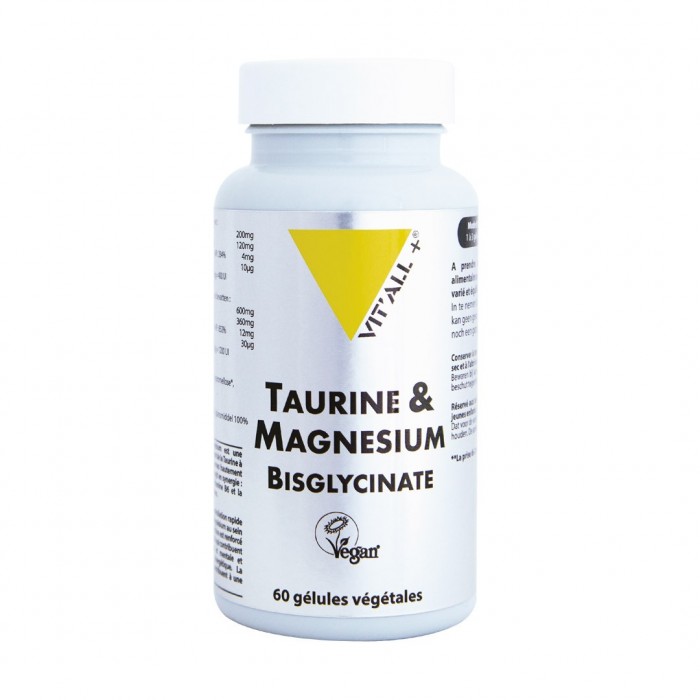 Taurine  et Magnésium  bysglicinate en comprimés