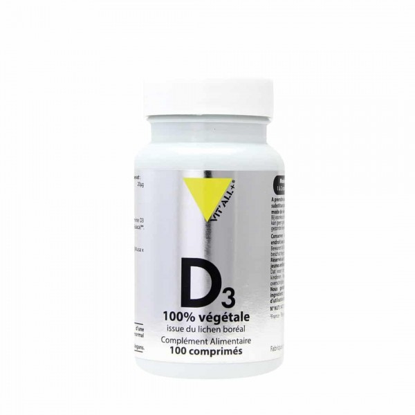 Vitamine D3 100% végétale