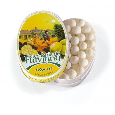 Bonbons Citron 50g - Boîte ovale