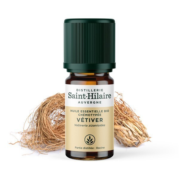 Vétiver en huile essentielle Bio