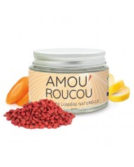 Eponge konjac visage - argile rouge