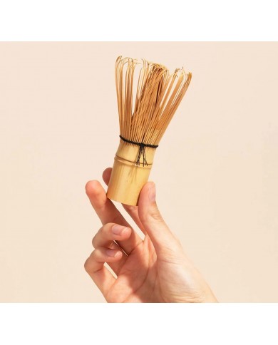 Fouet en Bambou traditionnel pour préparation Matcha