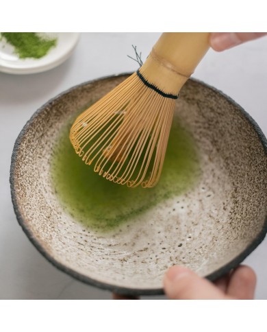 Fouet en Bambou traditionnel pour préparation Matcha