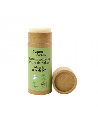 Parfums solides au beurre de Kokum Musc et bois de HÔ